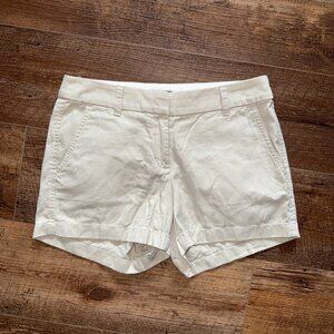 J. Crew Women's Chino Shorts Stone Size 2
